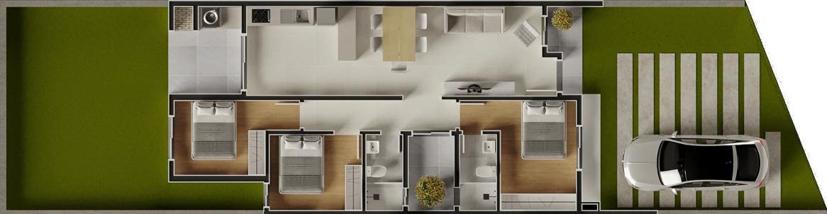 Casa 03 dorm. Feitoria